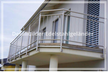 Detailbilder Edelstahlgeländer