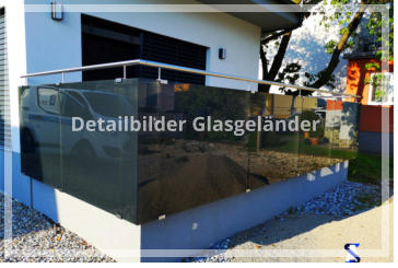 Detailbilder Glasgeländer