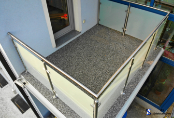 Balkongeländer Glas
