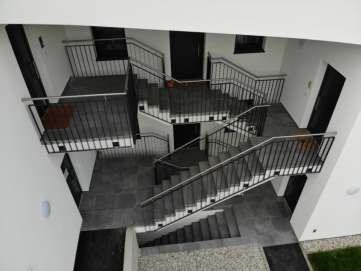 Stahlgeländer Treppe