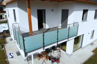 Balkongeländer Glas5