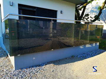Glasgeländer Terrasse Gesamt