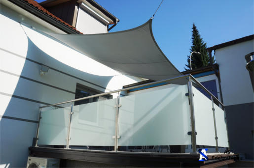 Terrassengeländer mit Glas Aussenbereich